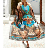 13 Colors Printed With Belt Crochet Knitted Tunic Beach Cover Up Cover-ups Beach Dress Beach Wear Beachwear Female Women K7201