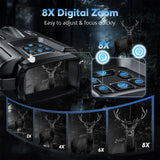 USB Rechargeable 4K Night Vision Binoculars Infrared