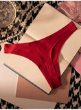 Ice Silk Leopard Women Panties Sexy G String Thong Seamless Underwear T Back Candy Color Girls Briefs Underpants Plus Size M-XXL