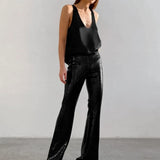 Light Luxury Comfortable Women U-neck Vest Top 2025 Spring and Summer Girls Breathable Soft Satin Lining Sleeveless Inside Top