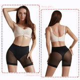 Women's Seamless Shorts Safety Pants High Waist Large Size Mesh Thin Boxer Panties Anti Friction Under Skirt Shorts Underwear