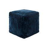 Space Saver Flannel Clothing Storage Bag Soft with Handle Storage Bag Comfortable Fluffy Filled Stool Storage Artifact
