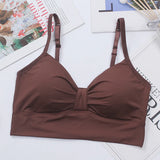 Women Tanks Crop Tops Seamless Underwear Female Streetwear Crop Top Sexy Lingerie Push Up Bralette Padded Camisole