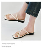 Beach Flip Flop Clip Toe Women Flats Slippers Shoes Outdoor Casual Ladies Low Heel Slides