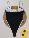 S - XXL 3D Flower Splicing High Leg Cut One Piece Swimsuit Female Swimwear Women Monokini Bather Bathing Suit Swim Beachwear