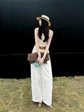 Woven Bow Back Strap Design Sandals Women's Summer New Square Head Shallow Mouth Single Shoe Comfortable Elegant Cool Pumps