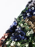 Summer Women Sequin Vest Open Back Sleeveless Halter Slim Fit Tank Tops Sexy Fashion Street Retro Corset Shirts
