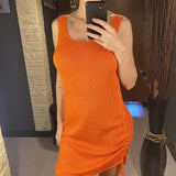 20 Colors Backless Lace Up Crochet Knitted Tunic Beach Cover Up Cover-ups Beach Dress Beach Wear Beachwear Female Women V5479