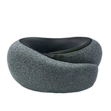 Portable U-shaped Travel Pillow 100% Memory Foam Snail Pillow Travel Neck Support Neck Pillow Adjustable Soft Noon Break Pillows