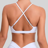 New Summer Sexy Sports Bra Workout Brasier Running Breathable Fitness Underwear Female Quick-Dry Yoga Clothes Gym Top Woman