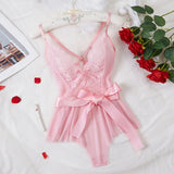 Lenceria Bra Set Transparent Erotic Hot Sexy Costume Open Bra Women's Intimates Chemise Lingerie Underwear Set Sex Bodysuits