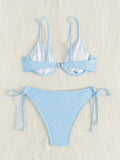 ZTVitality Solid Underwire Sexy Bikini 2025 New Arrival Biquini Padded Push Up Bandage Swimsuit Women Swimwear Summer Beachwear