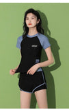 Swimsuit Women's Summer Split Casual Sports Plus Size Swimsuit Conservative Slimming Swimming Pool Swimming Equipment
