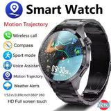BOXUXING 2026 New GPS Sports Smart Watch Men 360*360 AMOLED Screen Heart rate Bluetooth Call IP67 Waterproof Man Smartwatch Man