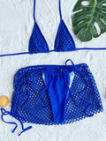 DEKA Tie Side Mini Micro Bikini Set With Skirt Halter Female G-String Thong Swimsuit Women Swimwear Bather Bathing Suit Swim