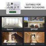 86 Wireless Light Wall Switch RF 433Mhz Remote Control Mini Relay Receiver Smart Lighting Switch For Lamp LED 10A 110V 220V 1pc
