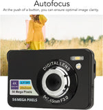 20X 56MP Digital Camera Photographic 2.7 Inch Screen 4K UHD Kids Camcorder Face Detect Auto Focus Self-Timer Camera For Children