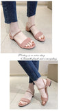 Women Sandals Chunky Heels Slides Summer 2026 Elegant Shoes Women Slipper Big Size 34-42 Fashion Summer Sandal Women
