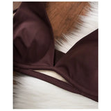 Sexy Deep V Rabbit Ear Bra, Wireless Invisible Summer Bra for Women, Thin Breathable Comfort Bralette Small Chest No Underwire