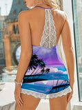 Casual milk silk sexy pajamas underwear shorts home clothes set
