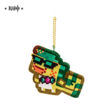 Game Genshin Impact Cosplay Wanderer Scaramouche Citlali Arlecchino Klee Kinich Keychain Bag Charm Pendant Mascot Xmas Gift