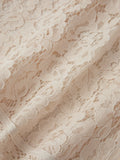 Summer Women's Retro Shirts Sheer Lace Blouse Elegant Stylish Button Down Short Sleeve Tops Casual Sexy