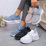 Shiny Crystal White Platform Sneakers Women Comfort Knitted Breathable Walking Shoes Woman Casual Non-Slip Sport Shoes Ladies