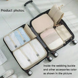 Travel Packing Cube Set 7/8/9 Pcs Polyester Organizer