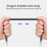 USB A to Type C Charging Cable 2A Fast Charger Nylon Data Cable 1M 2M 3M For Android Huawei Samsung TypeC Phone Charging Device