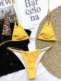 Sexy Cow Print Halter Metal Chains Brazilian Bikini Women Swimsuit Female Swimwear Two Pieces Bikini Set Bathing Suit Swim Lady