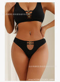 Sexy seamless underwear set push-up bra vest sports breathable push-up set
