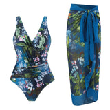 2026 Print Swimsuit One Piece & Swim Dress Sexy Swimwear Women Bathing Suit Padded Beachwear Swimming Summer