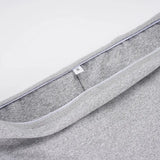 American knitted mid-waisted trousers, simple low-waisted straight loose casual trousers