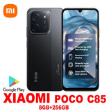 XIAOMI POCO C85 original smart phone 6000mAh/8GB+256GB memory/support GPS/NFC Smart phone