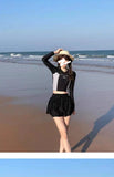Female Sexy Split Swimsuit, Two Piece Set for Covering The Belly and Slimming, Hot Spring Sports Swimsuit