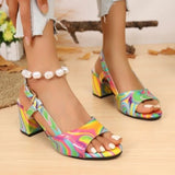 2026 Women Sandals Summer New Wedge Platform High Heels Round Toe Open Toe Fashion Shoes Versatile Platform  Sandals