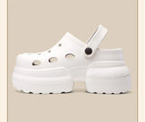 Women Platform Slippers Fashion Clogs Soft EVA Summer High Heel Shoes Thick Sole Female Street Wedges Sandals Home Beach Slides