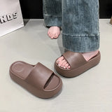 Summer Eva Chunky Platform Slippers Women Comfortable Soft Thick Bottom Sandals Woman 2025 Non Slip Beach Flip Flops Female