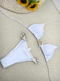 Triangle String Bikini 2026 Women Halter Swimsuit Solid Sexy Swimwear Female Bathers Bathing Swimming Swim Suit Beachwear