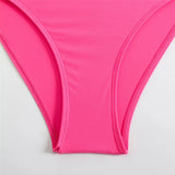 Sexy Halter Bikini 2026 Criss Cross Solid Swimsuit High Waist Swimwear Female Bathers Bathing Swimming Suit Padded Beachwear