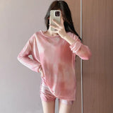 Two-piece swimsuit conservative three-piece set 2026 new slimming and flesh-covering long-sleeved hot spring swimwear