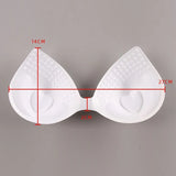 Swimsuit Padding Inserts Women Clothes Accessories Foam Triangle Sponge Pads Chest Cups Breast Bra Inserts Chest Pad
