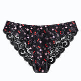 GICZI Women's Sexy Lace Briefs Panties Temptation Perspective Underwear Soft Elastic Panties for Woman Lingerie Intimates S-L