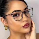 Reading Glasses Women Men Square Prescription Lenses Multifocal Eyeglasses Anti-blue Light Computer Eyewear Frames