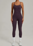 Padded One-Piece Yoga Clothes Sportswear Women's Gym Push Up Workout Clothes Fitness Sports Fitness Wear Yoga Jumpsuit