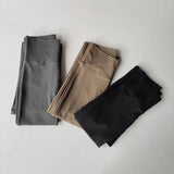 Autumn High-Waisted Women's Micro Yoga Fitness Pants Tight Fit Comfortable Outdoor Suitable Leggings with No Awkward Lines