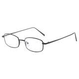 Men Y2K Harajuku Small Square Frame Glasses Women Retro Metal Eyeglasses Clear Reading Spectacle Blue Light Blocking Eyewear