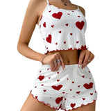 Women's Pajama Set 2 Piece Tank Top & Shorts Sleepwear