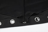 FDYOUI Woman Clothes V-neck Half Sleeve Cropped T-shirts Fashion Lace-up Backless Solid Corset Tops Y2K Streetwear Lady T Shirt