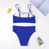 0XL - 4XL 7 Colors Bikini Plus Size Large Size Swimwear Women Swimsuit Female Two-Pieces Bikini Set Bather Bathing Suit V3774B